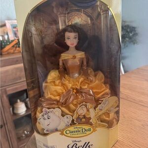 Disney Belle Doll in Gold Gown